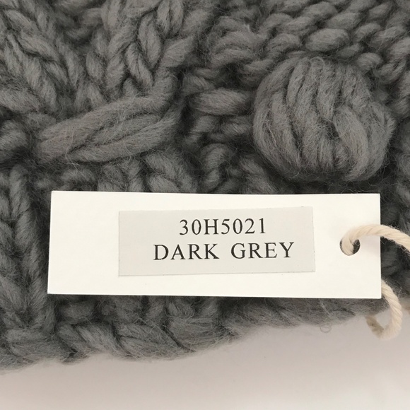 THREE BIRD NEST Ruggine Pommed Beanie Hat Gray NWT - Picture 9 of 14